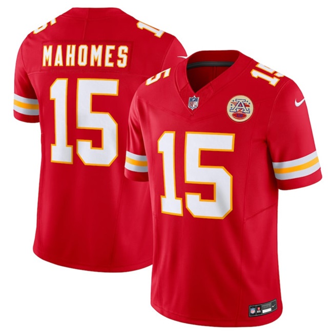 Youth Kansas City Chiefs #15 Patrick Mahomes Red 2023 F.U.S.E. Vapor Untouchable Limited Football Stitched Jersey